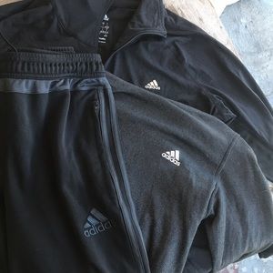 2 Adidas Active Jackets & 1 Sweats Pants
